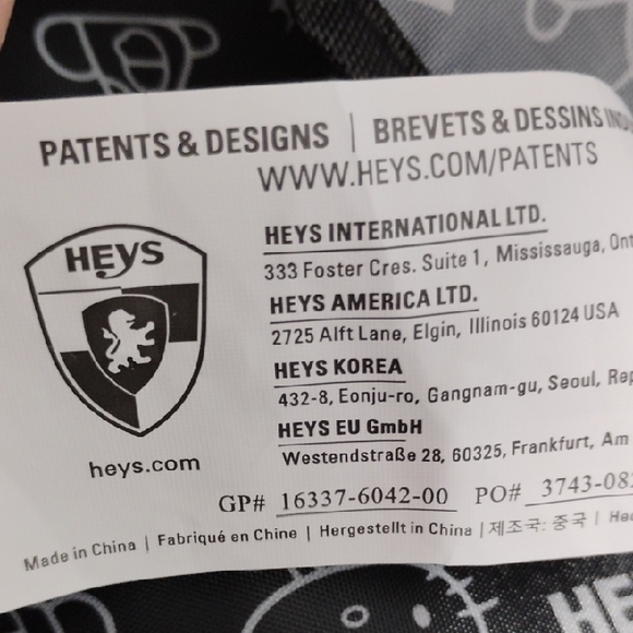 Hello Kitty Heys Rolling Suitcase Patterned Bag (XX-54) - Picture 10 of 14